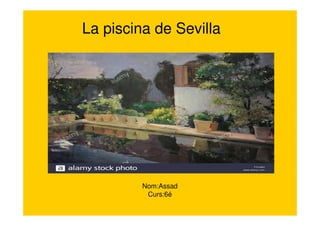 La piscina de Sevilla
Nom:Assad
Curs:6é
 