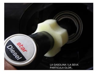 LA GASOLINA I LA SEVA PARTICULA OLOR..