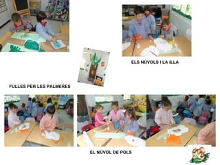 ELS NÚVOLS I LA ILLA




FULLES PER LES PALMERES




                          EL NÚVOL DE POLS
 