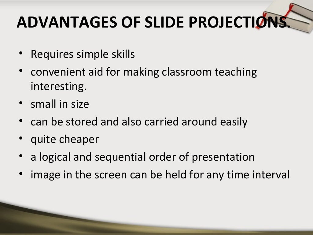 Projected teaching aids
