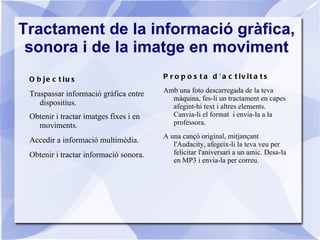 Comparteix-lo amb els companys per tal que puguin afegir els seus comentaris. 