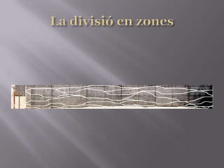 La divisió en zones