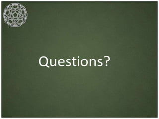 Questions? 
 