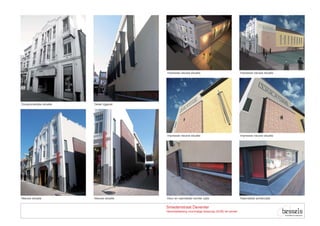 Impressie nieuwe situatie                              Impressie nieuwe situatie




Oorspronkelijke situatie   Detail zijgevel




                                             Impressie nieuwe situatie                              Impressie nieuwe situatie




Nieuwe situatie            Nieuwe situatie   Deur en raamdetail rechter zijde                       Raamdetail achterzijde


                                             Smedenstraat Deventer
                                             Herontwikkeling voormalige bioscoop (EDB) tot winkel
 