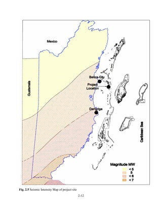 2-12 
Fig. 2.5 Seismic Intensity Map of project site 
 