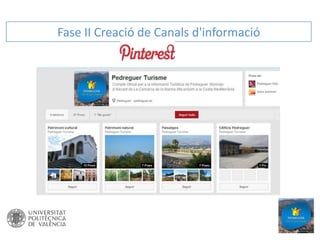 Fase II Creació de Canals d'informació

 