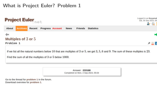 Project Euler in Python | PDF