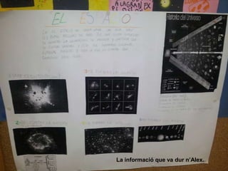 La informació que va dur n’Alex.
 
