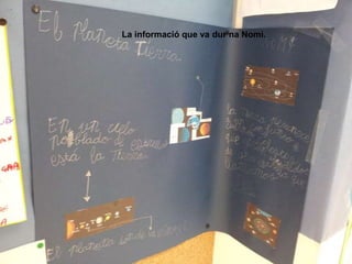 La informació que va dur na Nomi.
 