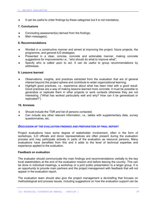 Project evaluation | PDF