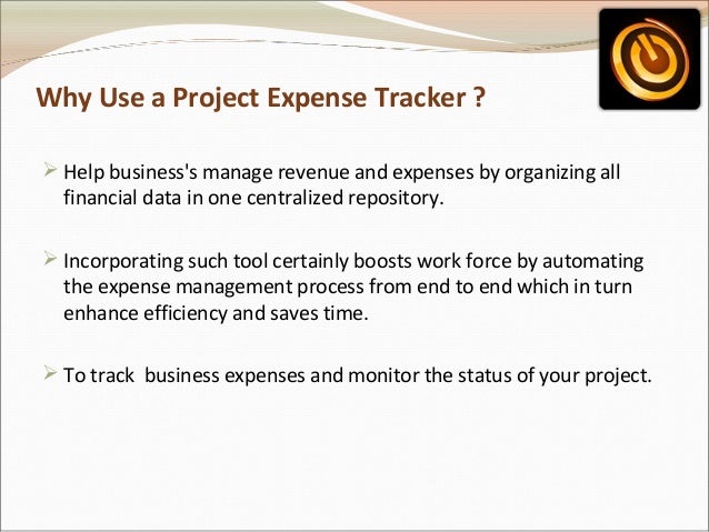 project expense tracking solution project expense tracking