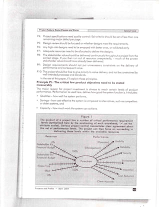 Project failure | PDF