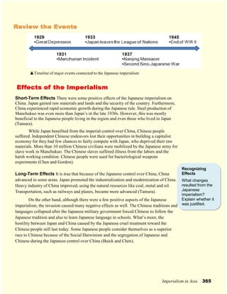 Japanese Imperialism on China | DOCX