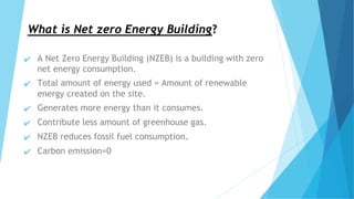 Net zero energy building power, contents | PDF