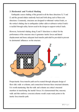 project report on earth quake resisting building | DOCX
