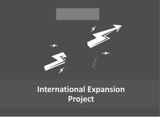 International Expansion
Project
 