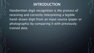 HANDWRITTEN DIGIT RECOGNITION USING k-NN CLASSIFIER | PPT