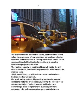 Project financing of automotive plants.doc