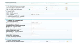 Advance setting for accounting receivable