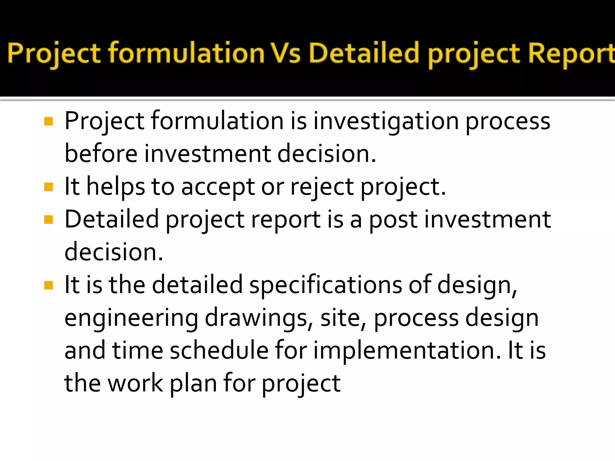 Project formulation (1) | PPTX