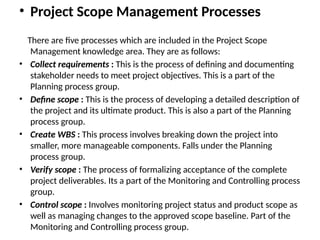 PROJECT FUNCTIONS (5) in project management .pptx