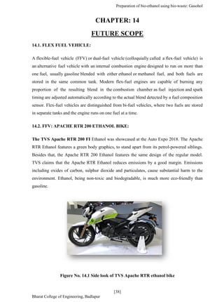Project gasohol powered vehicles | PDF