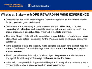 Project genome wine consumer research