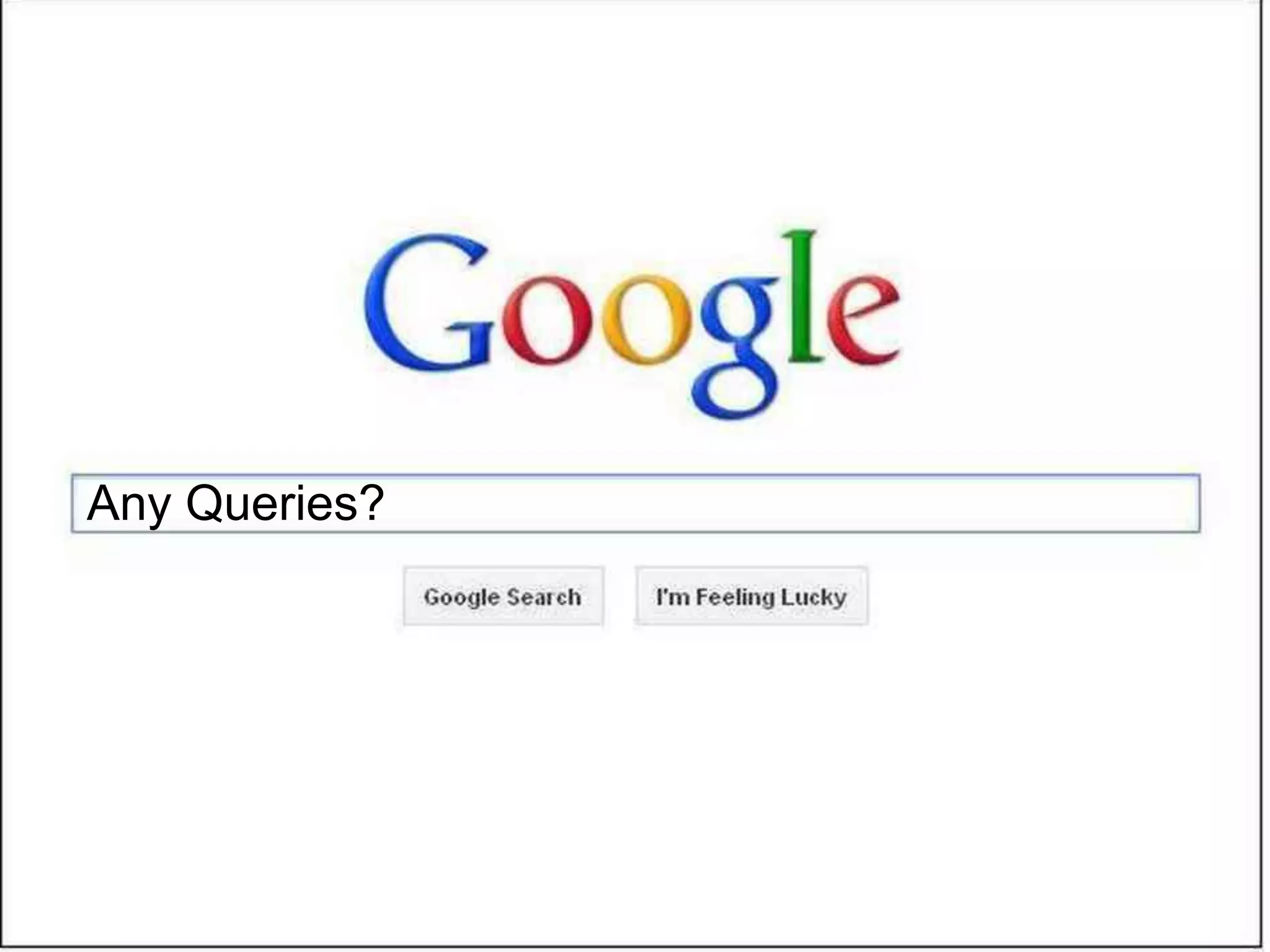 Any Queries?

 