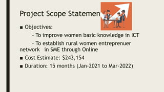 Capacity building for rural women digital age | PPTX