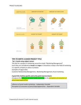 MBA Project Step by Step Guide | PDF | Educational Assessment | Education