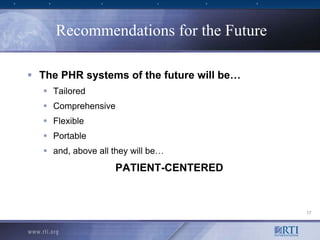 Project HealthDesign