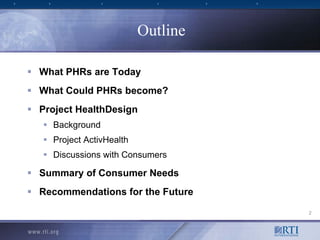 Project HealthDesign