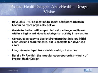 Project HealthDesign