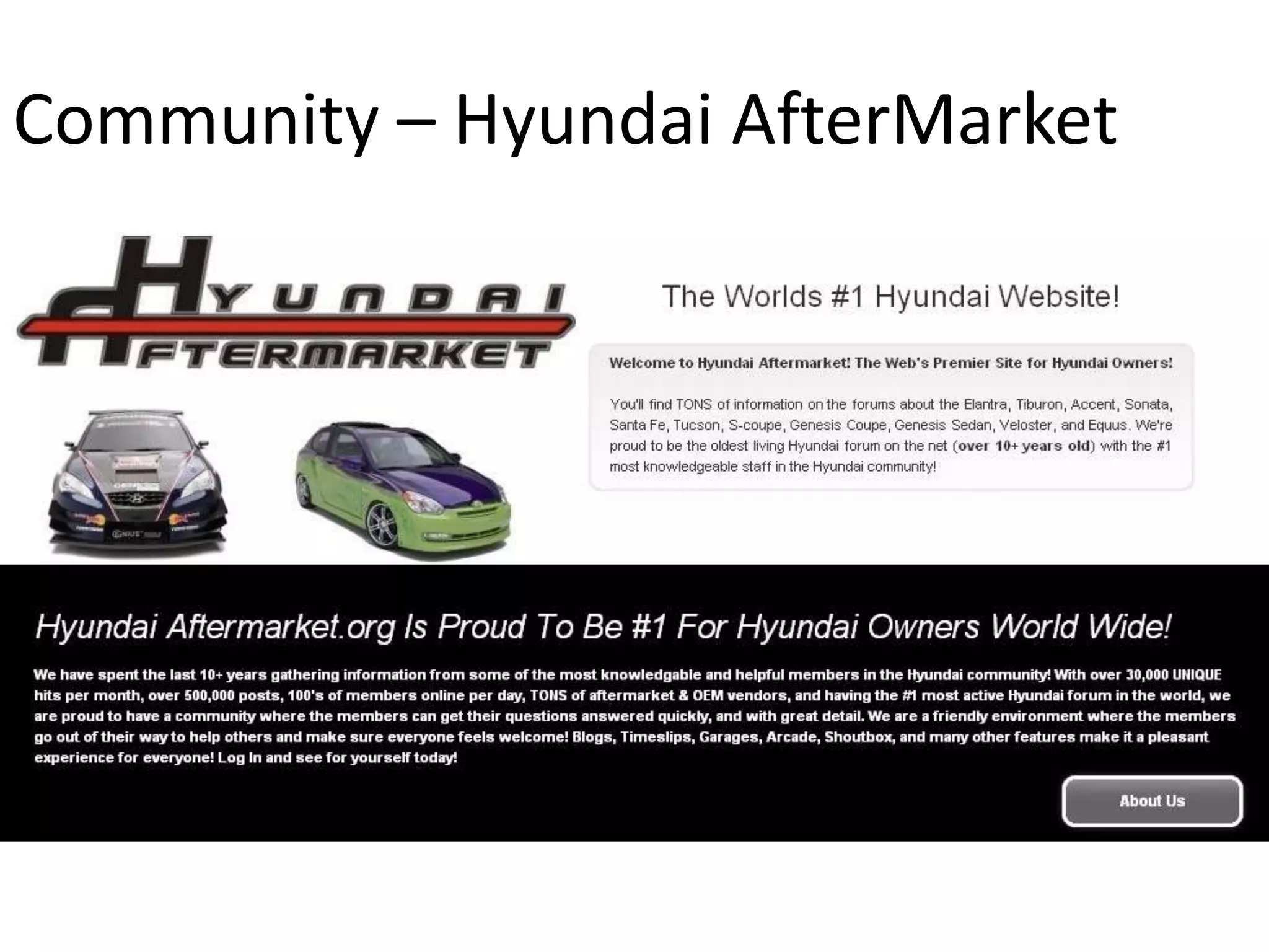 Community – Hyundai AfterMarket
 