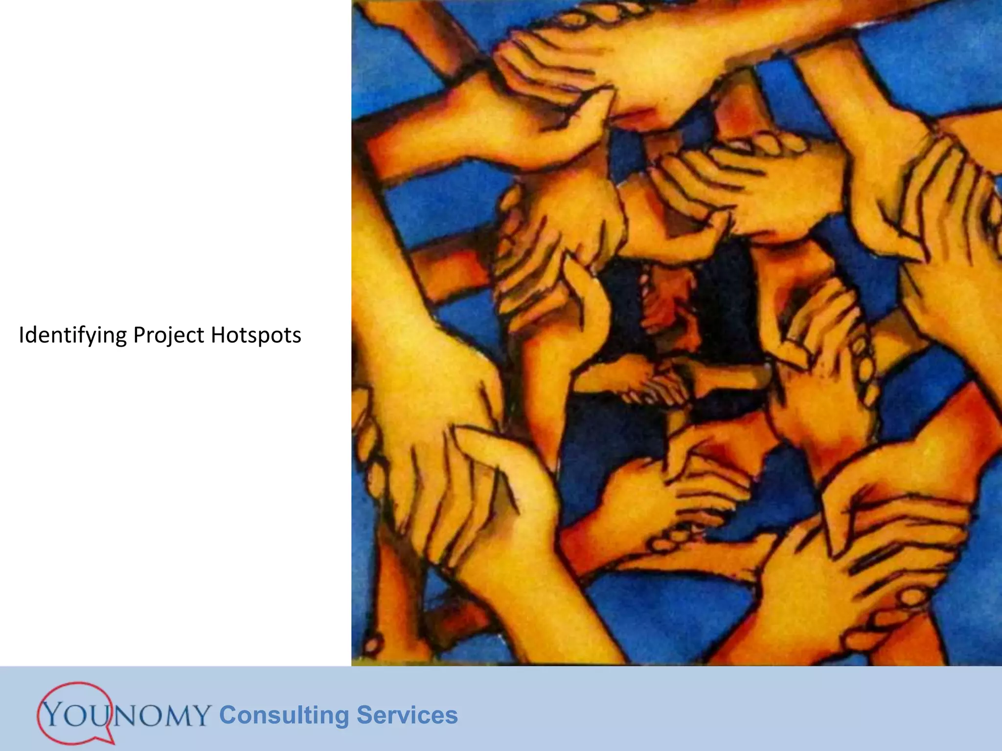 Identifying Project Hotspots




                   Consulting Services
 