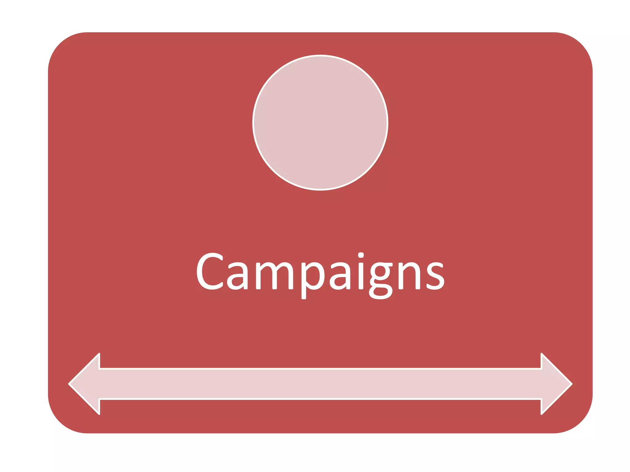 Campaigns
 