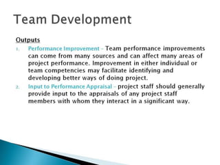 Project Human Resource Management