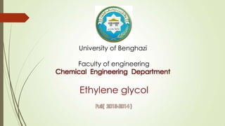 Full( 2013-2014 ))
University of Benghazi
Faculty of engineering
Chemical Engineering Department
 