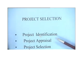 Project identification