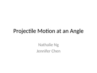 projectile motion at an angle from direction.ppt