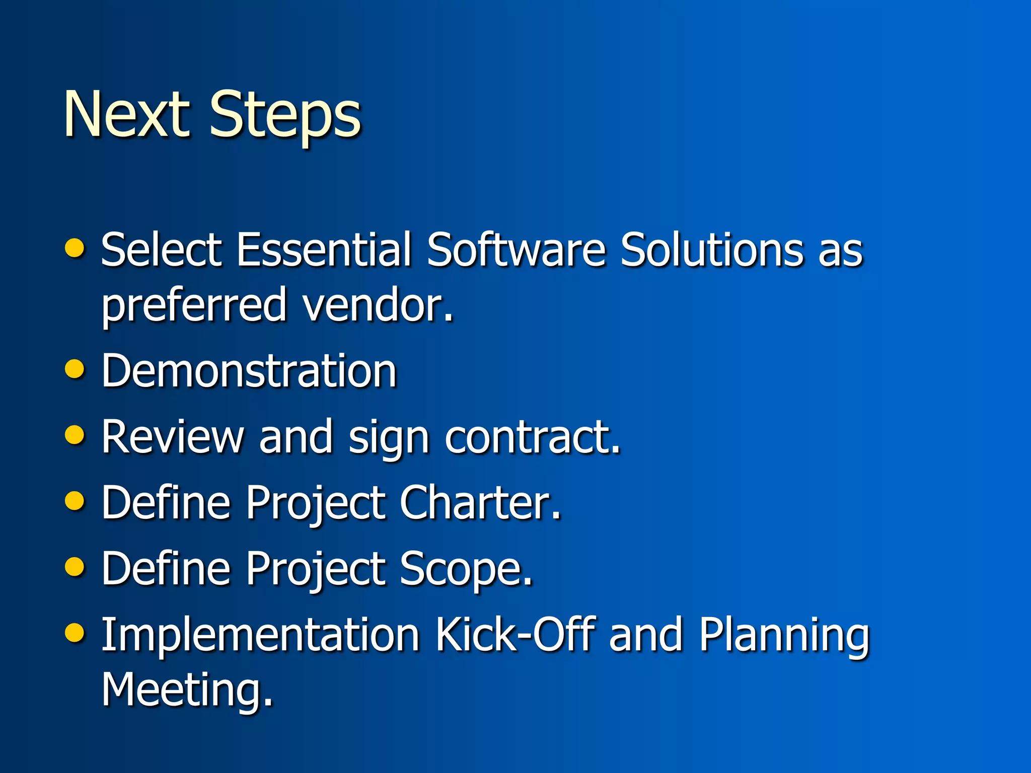 The software Implementation Process | PPTX | Business | Business and ...