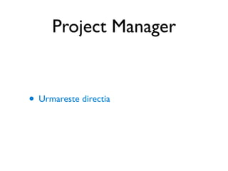 Project Manager


• Urmareste directia
 