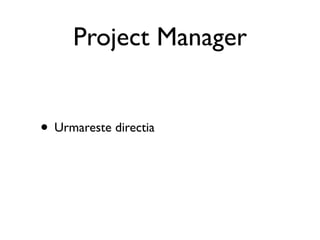 Project Manager


• Urmareste directia
 