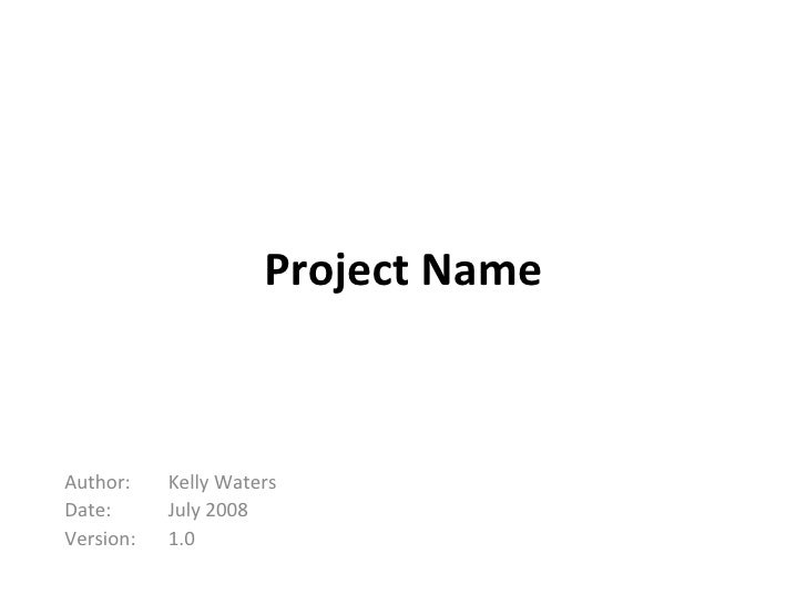 project initiation presentation template