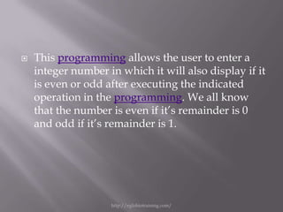 Project in programming