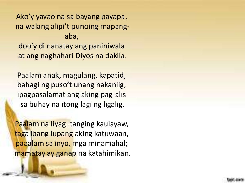 A Collection of Poems of Dr. Jose Rizal