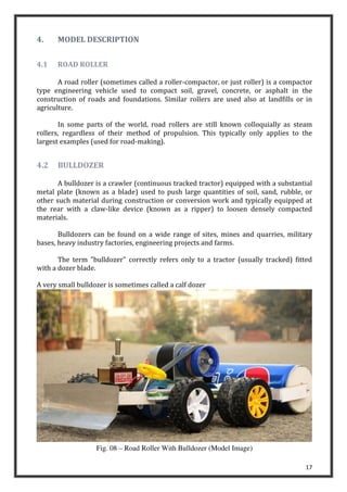 Project in road roller with bulldozer | PDF