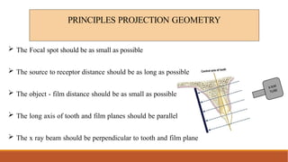 Comprehensive Overview of Projection Geometry in Dental Radiography | PPTX