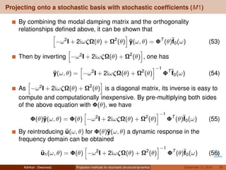 Projection methods for stochastic structural dynamics | PDF