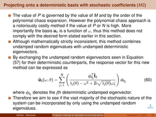 Projection methods for stochastic structural dynamics | PDF